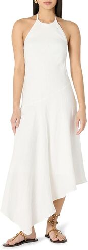 The Drop Women's Standard Ciga Halter Linen Maxi Dress in Saudi Arabia