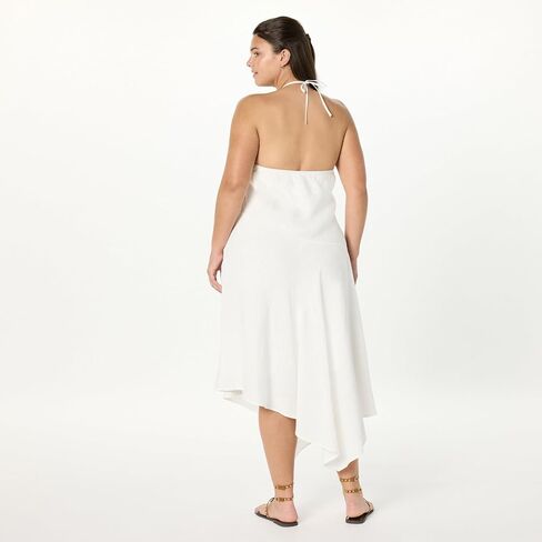 The Drop Women's Standard Ciga Halter Linen Maxi Dress in Saudi Arabia
