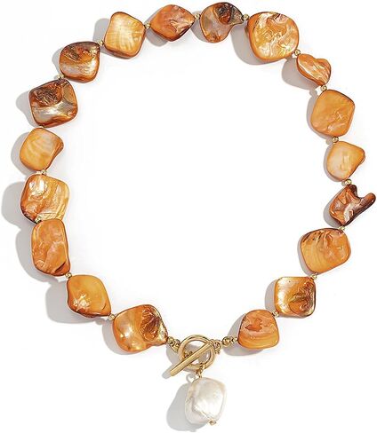Gold Shell Pendant Necklace for Women Summer Beach Irregularly Shell Clavicle Choker Necklace Bikini Seashell Body Chain Necklace for Women in Saudi Arabia