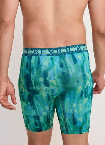 Jockey Men's Underwear, Mens Boxer Briefs With Pouch, Sport Stability Microfiber 9" Long Leg Boxer Brief in Saudi Arabia