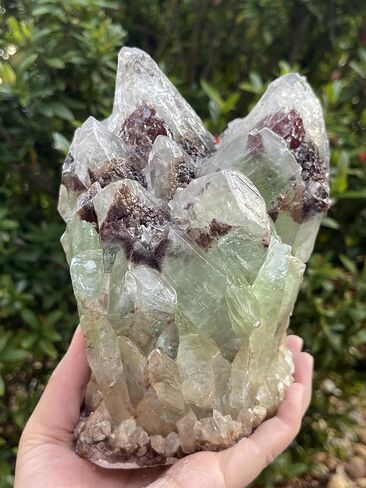 GAF TREASURES Huge Green Calcite Rough Natural Stones, Raw Calcite Green Crystals (0.25-0.5 Pounds) in Saudi Arabia