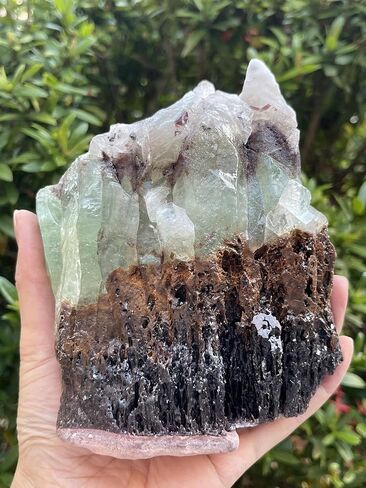 GAF TREASURES Huge Green Calcite Rough Natural Stones, Raw Calcite Green Crystals (0.25-0.5 Pounds) in Saudi Arabia