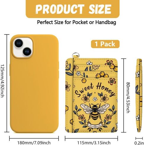 RFID Blocking Credit Card Holder for Women - Flower and Cat PU Leather Slim Wallet with ID Window, 6 Card Slots, and Cash Pocket - Perfect for Travel and Gifts in Saudi Arabia