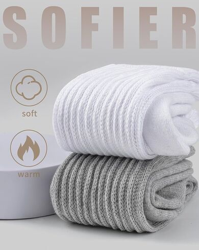 جوارب HONGTEYA Slouch للنساء زوجان من الجوارب الطويلة الناعمة للركبة in Kuwait