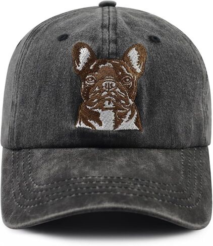 Dog Lover Gifts Hat for Men Women, Funny Adjustable Cotton Embroidered Puppy Pet Baseball Cap in Saudi Arabia