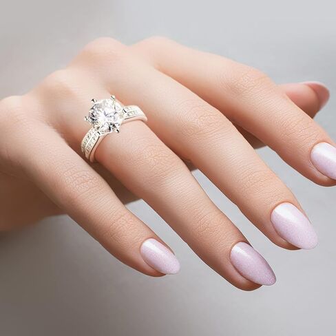 ABSOLUTE 2 Carat Moissanite Rings for Womens Engagement Rings Gift For Her 925 Sterling Silver Rings And Anniversary With Certificate Sunflower Mossinate Rings for Women in Kuwait