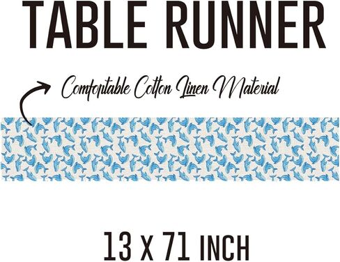 مفرش طاولة مطبوع عليه زهور مائية ونباتية، ديكور طاولة طعام المطبخ، مفارش طاولة ديكور ليمون برتقالي للأماكن الداخلية والخارجية، منزل المزرعة، عطلات الزفاف، ديكور حفلات أعياد الميلاد، 13 × 71 بوصة in Kuwait