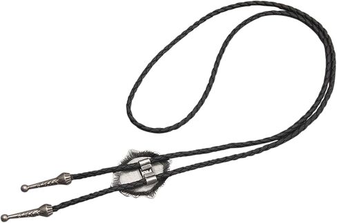 Joxevyia Turquoise Stone Bolo Tie with Leather Rope Western Cowboy Tie Unisex Accessory Groomsmen Gift for Him in Kuwait