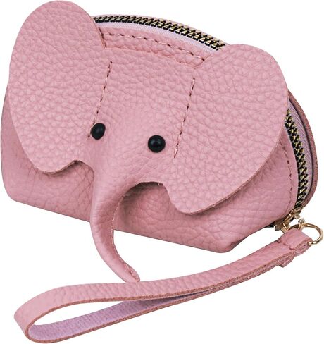 Elephant Change Purse, Elephant Keychain Wallet, Cartoon Elephant Change Purse for Girls Women (Light Blue) in Saudi Arabia