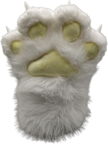 Faux fur Furry costume Cat Claw Gloves Animal furry paws Cosplay Accessories cat costume adult in Kuwait