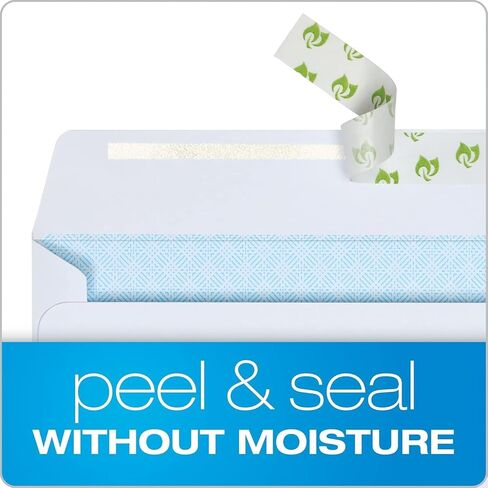Quality Park #10 Security Envelopes, No Window, Redi-Strip Self Seal Envelopes, 24-lb White Wove, 4-1/8" x 9-1/2", 200 per Box in Saudi Arabia