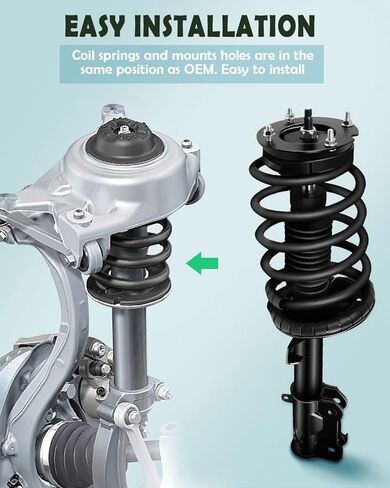 SCITOO 2Pcs Struts and Shocks Complete Assembly for Ford 172138 Shock Absorber in Saudi Arabia