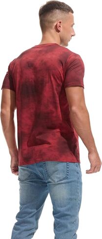 KLIEGOU Men's Graphic T-Shirt 95% Cotton Crew Neck Short Sleeve Tee Soft Stretch Casual Printed Top in Kuwait