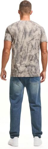 KLIEGOU Men's Graphic T-Shirt 95% Cotton Crew Neck Short Sleeve Tee Soft Stretch Casual Printed Top in Kuwait