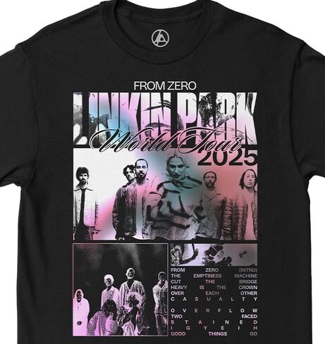 Linkin Park From Zero Official Merch Box Collage T-Shirt in Saudi Arabia