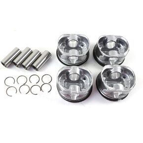 4 Set Engine Piston & Rings Kit 12652809 Fits for GL8 ES Cadillac ATS XT5 2.0T 12652809 12569638 89018107 Aftermarket Parts