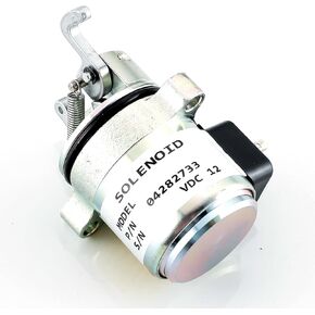 04272733 Fuel Shut Off Solenoid 6886715 04271996 Replacement for Deutz 1011 1011F BF4M1011 Engine Bobcat 863 864 873 874 S250 T200 A300 Gehl SL5635 SL6635 5635DXT 5635SX 5635SXT 6635DXT 6635SXT 12VDC