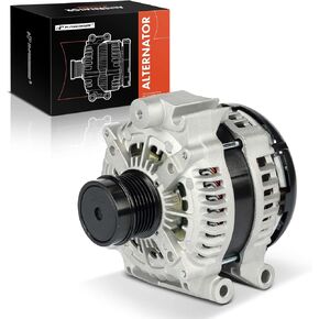 A-Premium Alternator Compatible with Ram ProMaster 1500 2014-2021 3.6L, ProMaster 2500 2014-2021 3.6L, ProMaster 3500 2014-2021 3.6L, 12V 180A 6-Groove Decoupler Pulley Clockwise, Replace# 2100795
