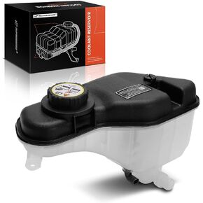 A-Premium Coolant Recovery Overflow Reservoir Tank with Sensor & Cap Compatible with Jaguar S-Type 00-08, Super V8 05-07, Vanden Plas 04-09, XF 09-10, XFR 2010, XJ8 04-09, Replace# XR818921