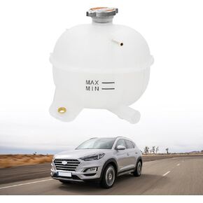 Engine Coolant Overflow Reservoir with Cap for 2016-2021 Hyundai Tucson L4 1.6L 2.0L, Replaces 25431D3600PFM, HY3014120, 25330D3000, 25431D3600