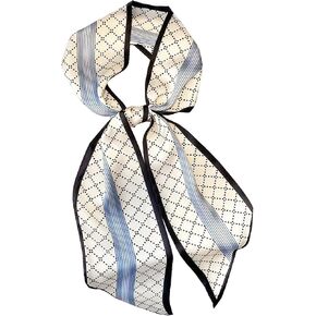 Hexchasty Satin Scarf Head Hair Scarf Silk Feeling Scarf Fashion Neck Scarves for Women Lightweight Purse Scarf for Handbags