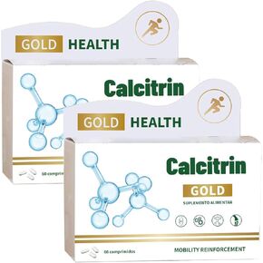 Calcitrin Gold Dietary Supplement, Mobility Reinforcement, 120 Tablets (2 Pack)