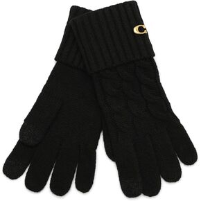 Coach womens Cable Knit Glove
