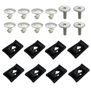 20 Pcs Engine Splash Shield Hardware Screws,Lower Engine Cover Pin Screws Compatible with Civic Accord CRV Acura