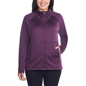 Kirkland Signature Women's zip zip fleece stacke