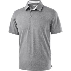 Golf Polo Shirts Short Sleeve Dry Fit Performance Moisture Wicking Collared Heather Polo Casual Athletic Business