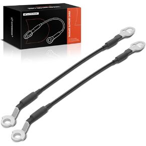 A-Premium Tailgate Support Cable Compatible with Ford Ranger 1983-1992, 15.75 Inch, Rear Tailgate Driver and Passenger Side, 2-PC Set, Replace# E9TZ9943053B, E9TZ9943052B
