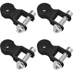 Emagtech 4 مجموعات دراجة نارية امتصاص الصدمات ارتفاع الصدمة الخلفية امتصاص الصدمات Riser Riser Riserber لدراجة نارية الدراجة ، أسود