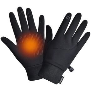 Lightweight Winter Gloves for Men Women, Warm Water Resistant Touch Screen Gloves for Walking,Riding,Cycling,Running and Driving