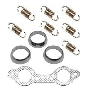 Exhaust Manifold Gasket Spring Rebuild Kit for Polaris Sportsman 600 2003-2006, 700 2002-2007 Exhaust Gasket and Spring Rebuild 3610047 5811511