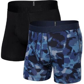SAXX Underwear Co. Men's Underwear with Pouch Droptemp Cooling Cotton Boxer Brief Fly 2Pk
