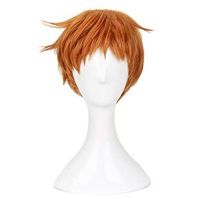 Xingwang Queen Anime Cosplay شعر مستعار قصير بني جول