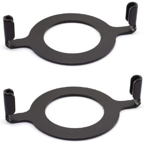 DTTRA 2PCS E26 36MM SLIP UNO HARP سرج محول محول الخفيفة Stand Harp Saddle لمقبس E-26 القياسي ، الأسود