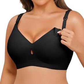 Nursing Bras for Breastfeeding, Wireless Seamless Maternity Bralette Support for Pregnancy Postpartum Sleep Comfort