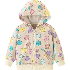 Kisbini Girls Rainbow Hoodie hed up sweatshirts for toddler girls pullover hoodie clothes for childs