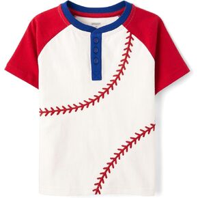 Gymboree Boys' and Toddler Short Sleeve Henley Top
