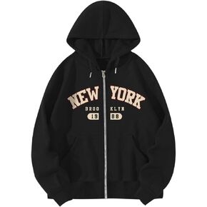 HODERISTES GRAPHIC ZIP UP HODIES للنساء