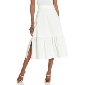Club Monaco Women's Tiered Jacquard Skirt