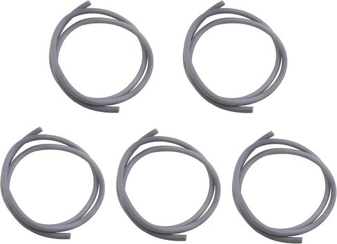 PowerMotor 5pcs Gas Fuel Hose 0.2''x39''(5mm x 1m) Carburetor Lines Hose Oil Pipe Tube Repleacment for ATV Dirt Bike Go Kart Mini Moto-Black in Saudi Arabia