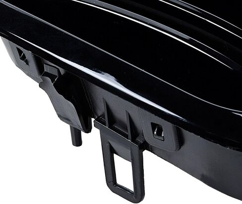Compatible with 2007-2013 BMW X5 X6 E70 E71 Glossy Black M-Color Bumper Front Grille Grill Kidney Dual Slats in Saudi Arabia