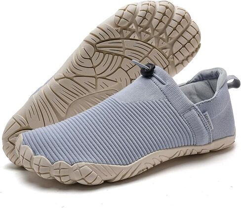 WateLves Water Shoes Womens Mens - Comfortable Lightweight Striped Pattern Barefoot Shoes for Beach Swim Pool Yoga Boating Water Aerobics in Kuwait