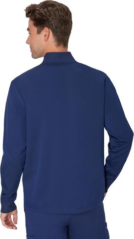 Hanes mens Scrubs Healthcare Jacket, Zip-up Scrub Jacket for Men, Moisture-wicking & Odor Control in Saudi Arabia