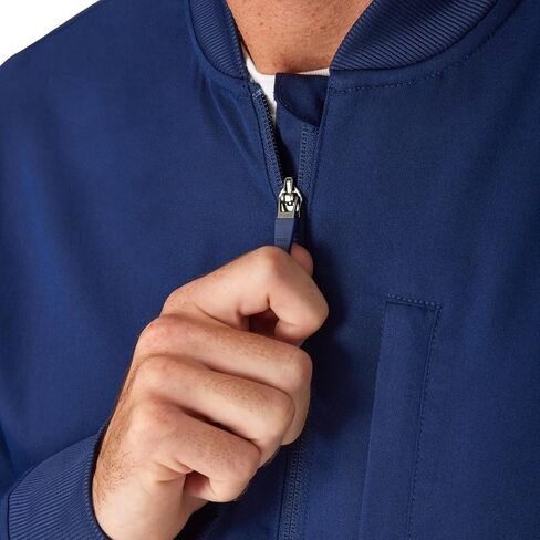Hanes mens Scrubs Healthcare Jacket, Zip-up Scrub Jacket for Men, Moisture-wicking & Odor Control in Saudi Arabia