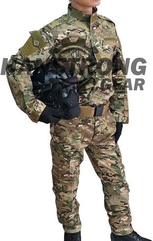 Military Tactical Mens Hunting Combat BDU Uniform Suit Shirt & Pants with Belt MC in Saudi Arabia