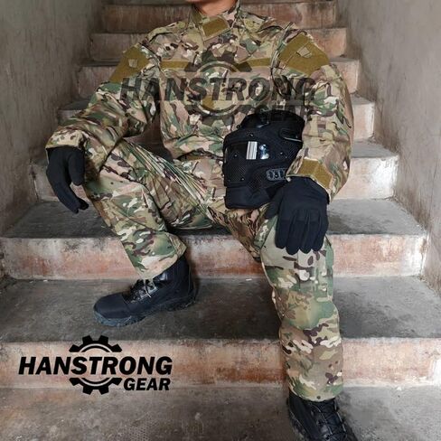 Military Tactical Mens Hunting Combat BDU Uniform Suit Shirt & Pants with Belt MC in Saudi Arabia