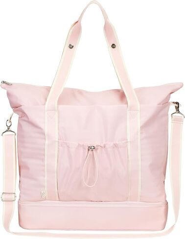 Thirty-One Gifts Deluxe Travel Tote Bag, Multiple-Pocket Tote Bag for Travel and Work, Caribbean Blue in Saudi Arabia
